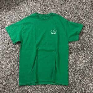 Green T-Shirt with Elephant Logo